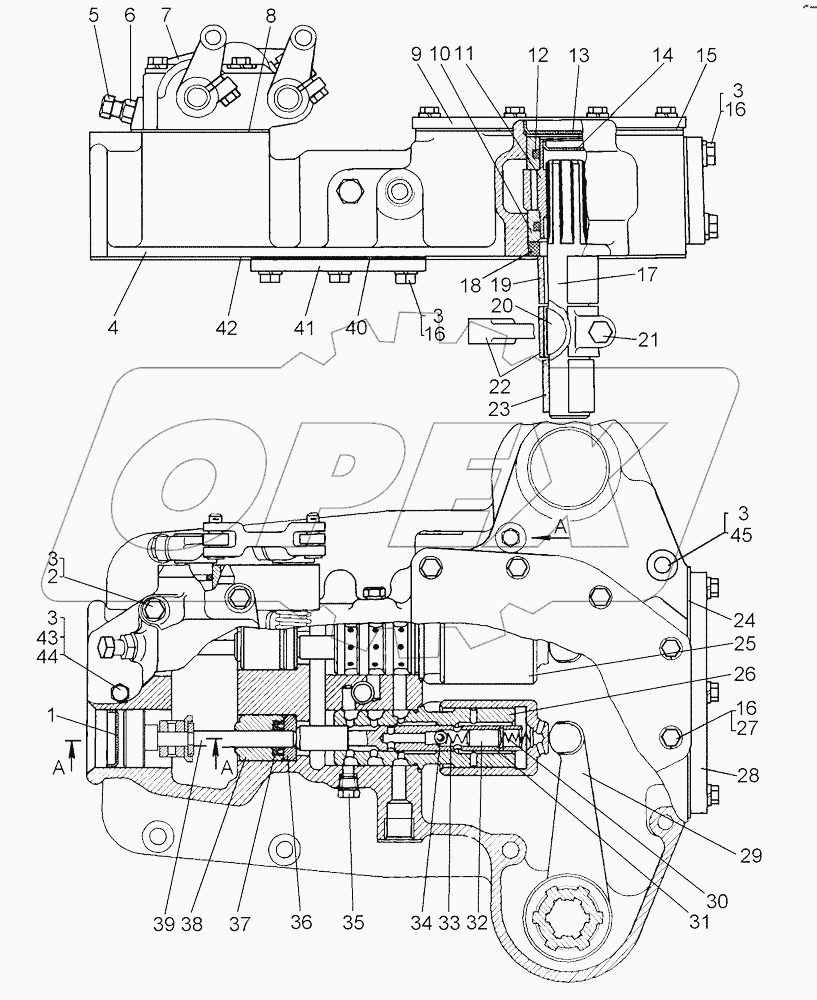 Сервомеханизм управления поворотом