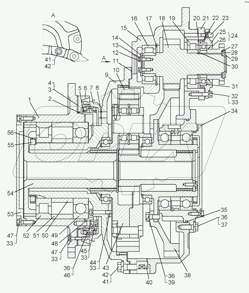 Редукторы бортовые