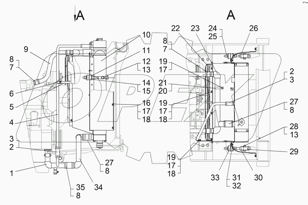 Установка радиаторов