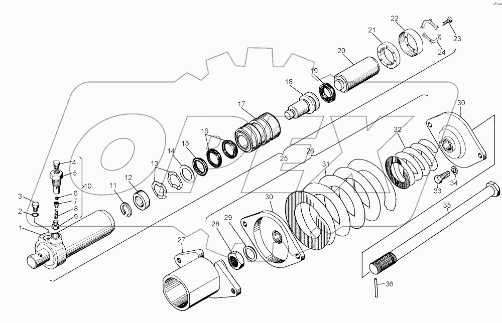 Механизмы натяжения и сдавания