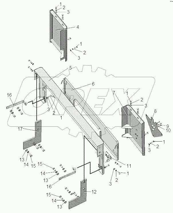 Установка кожухов