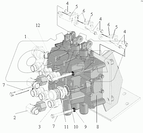 Установка распределителя