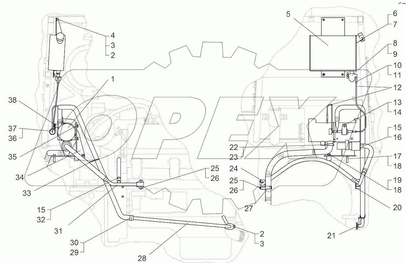 Установка подогревателя Webasto Thermo 90STD