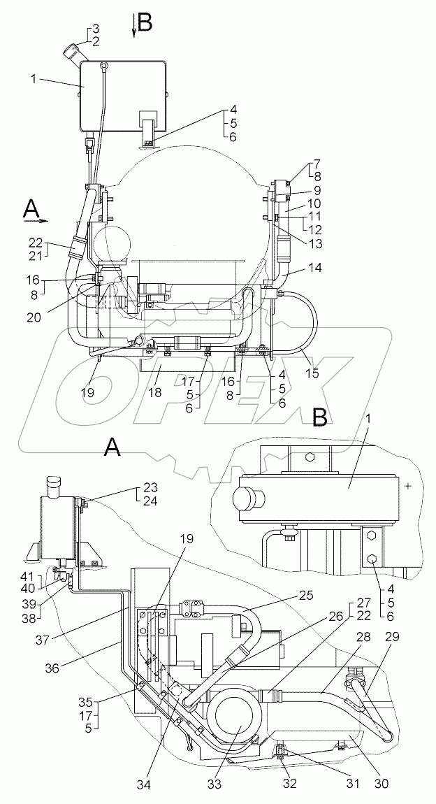 Установка подогревателя HYDRONIC L35-24V