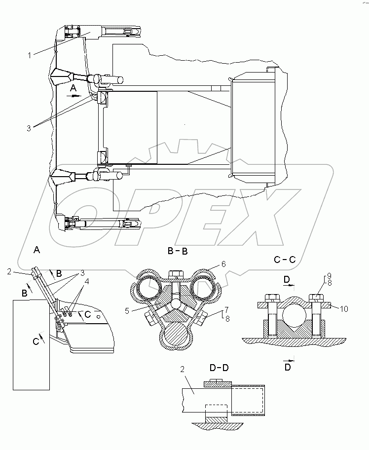 Гидросистема бульдозера