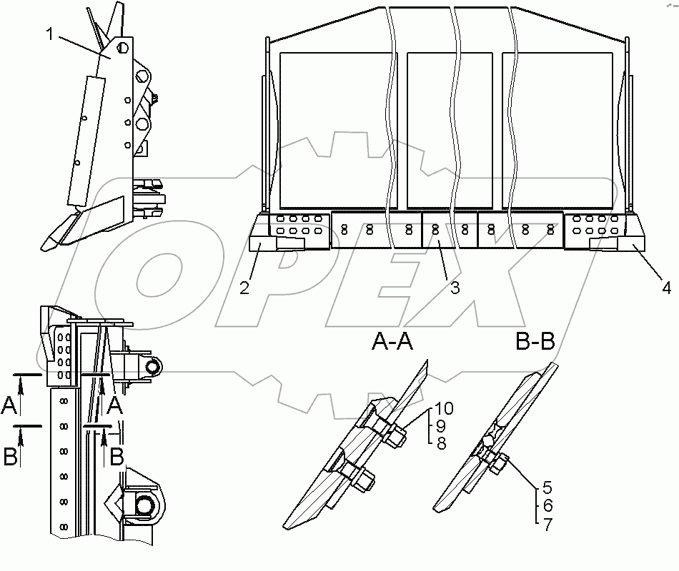 Отвал (прямой)