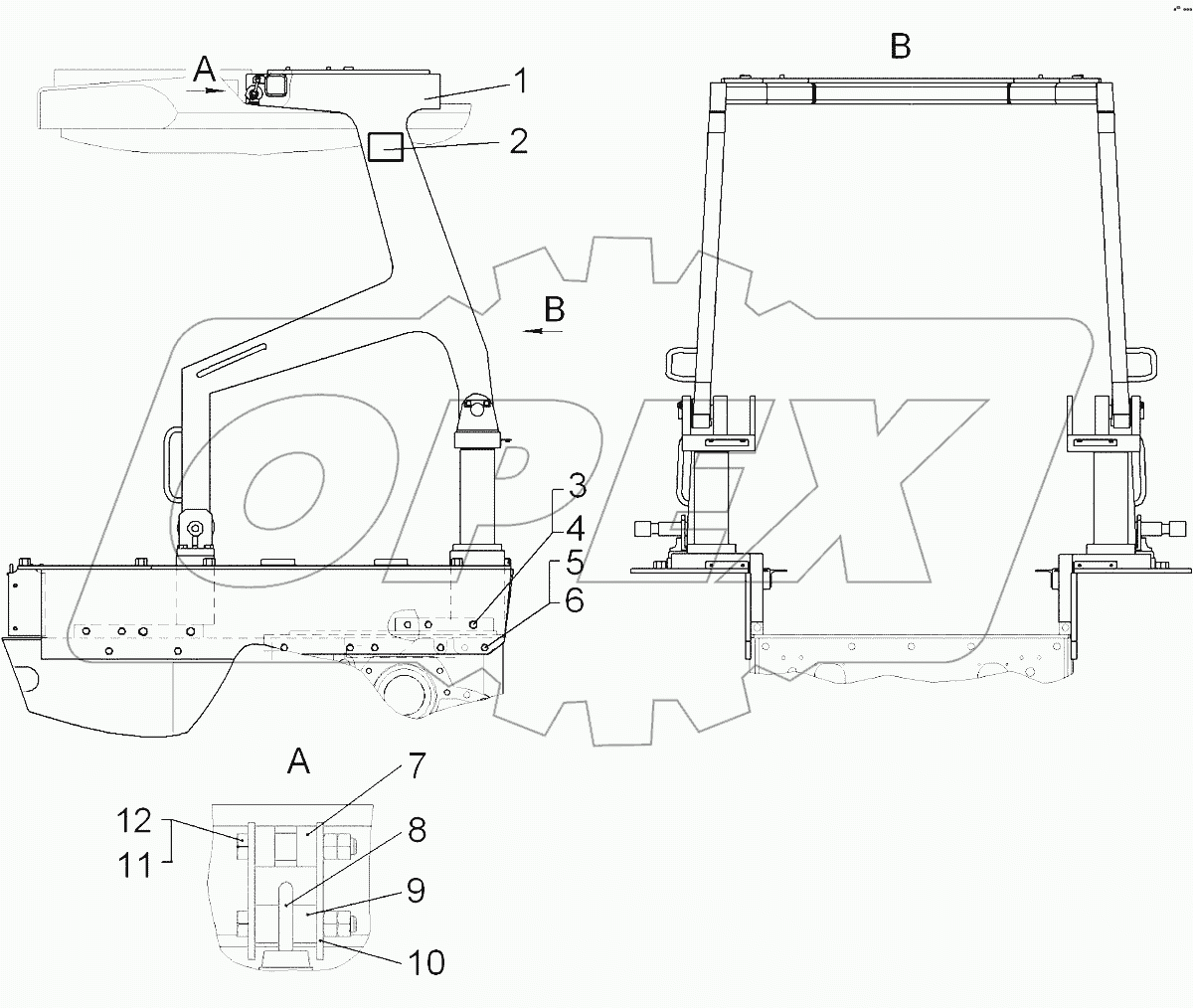 Установка устройства защиты оператора