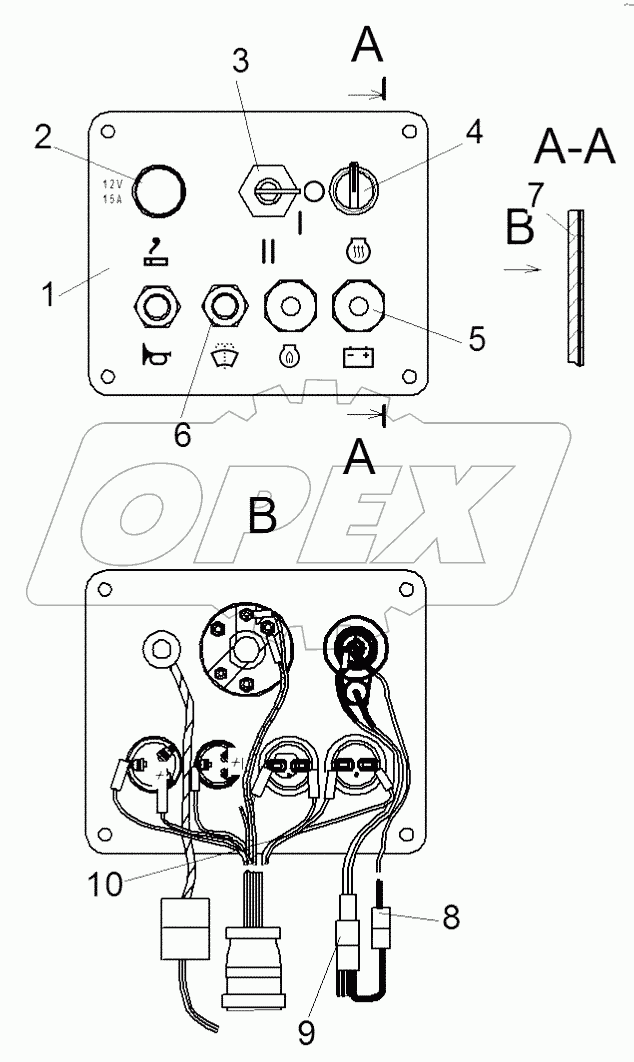 Панель пуска 114-10-156СП