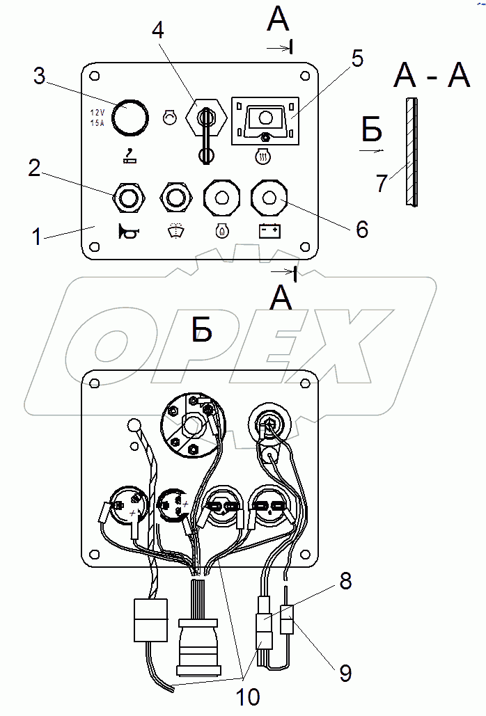 Панель пуска 114-10-251СП