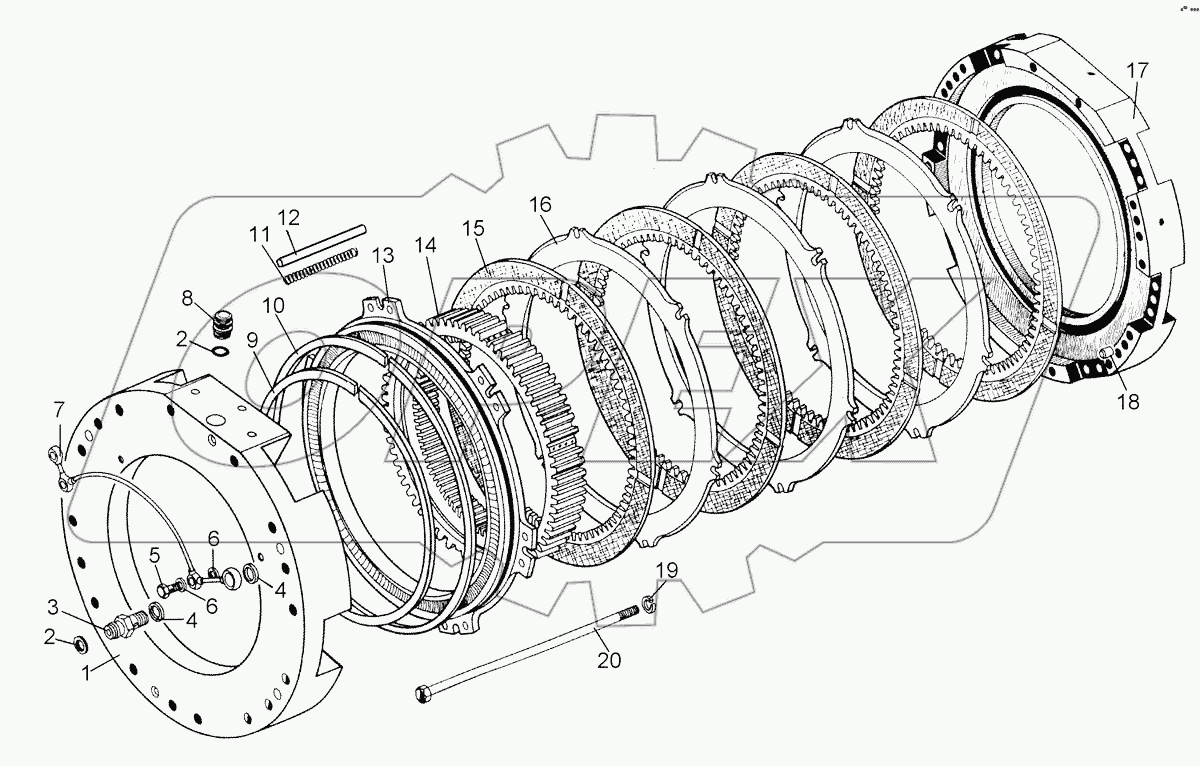 Тормоза коробки передач
