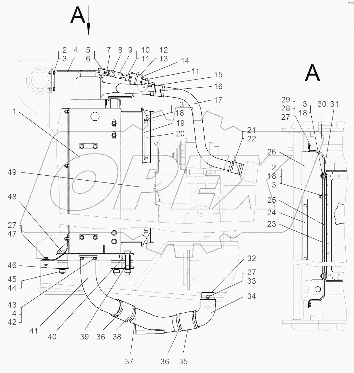 Установка радиаторов 114-301СП