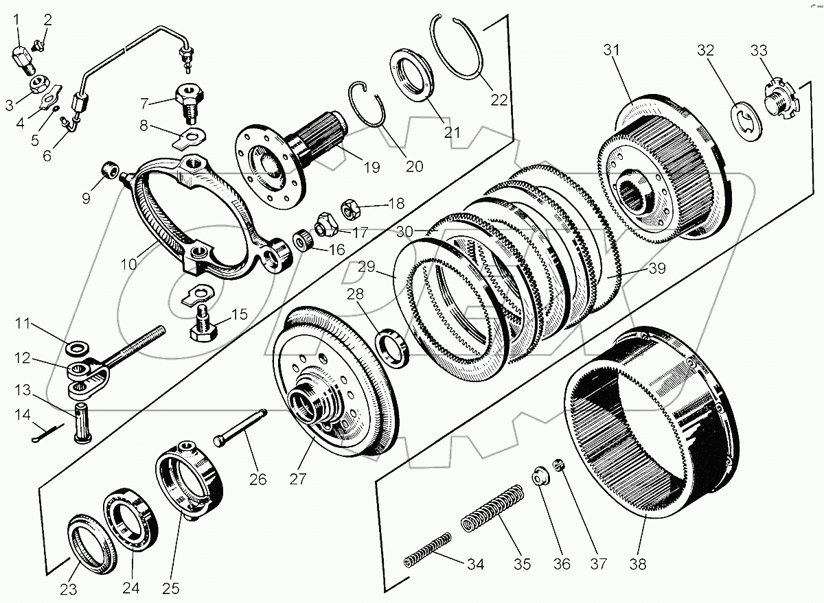 Бортовые фрикционы