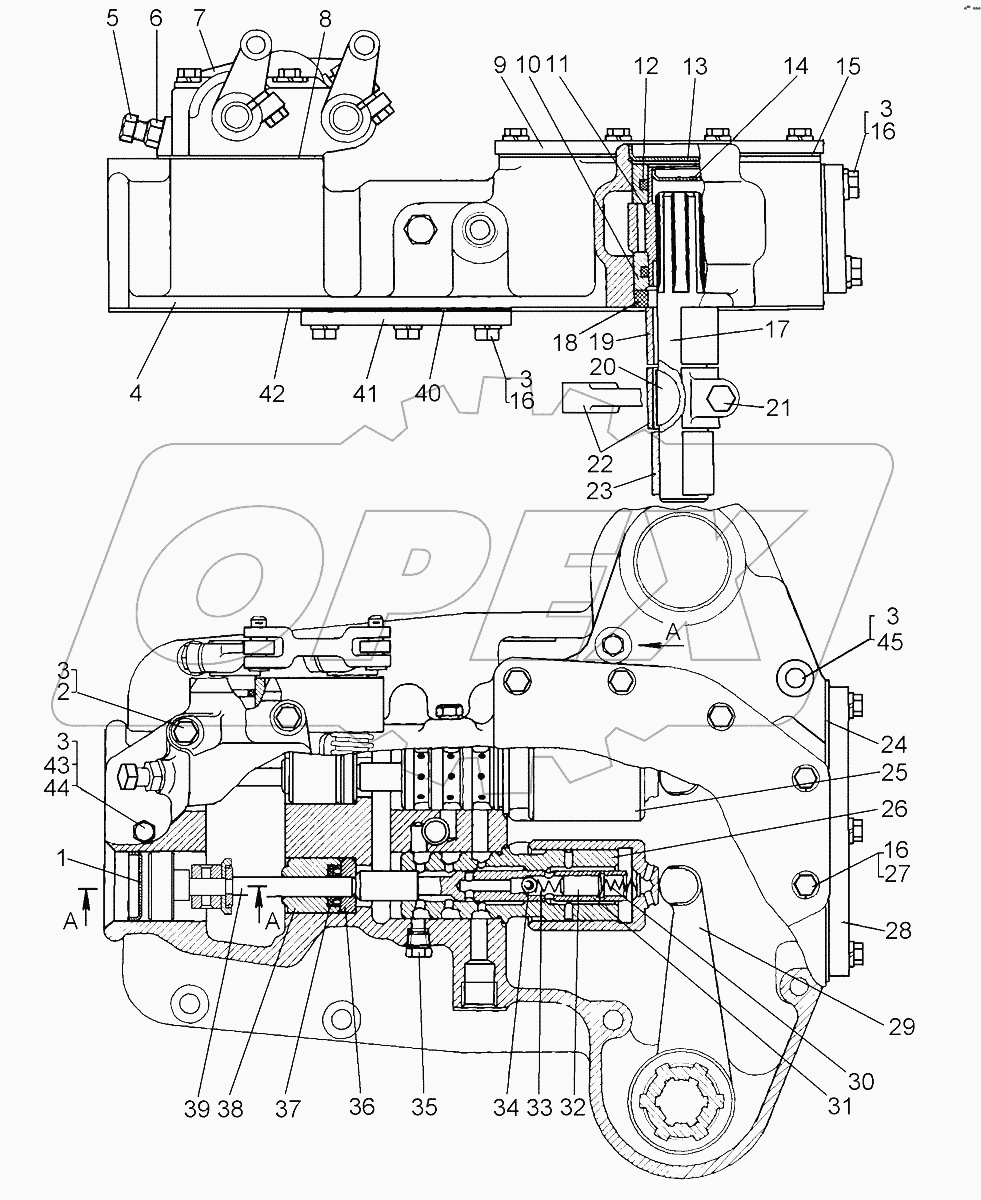 Сервомеханизм управления поворотом