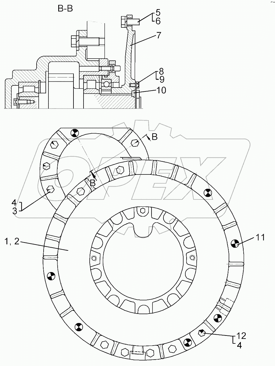 Установка бортовых редукторов