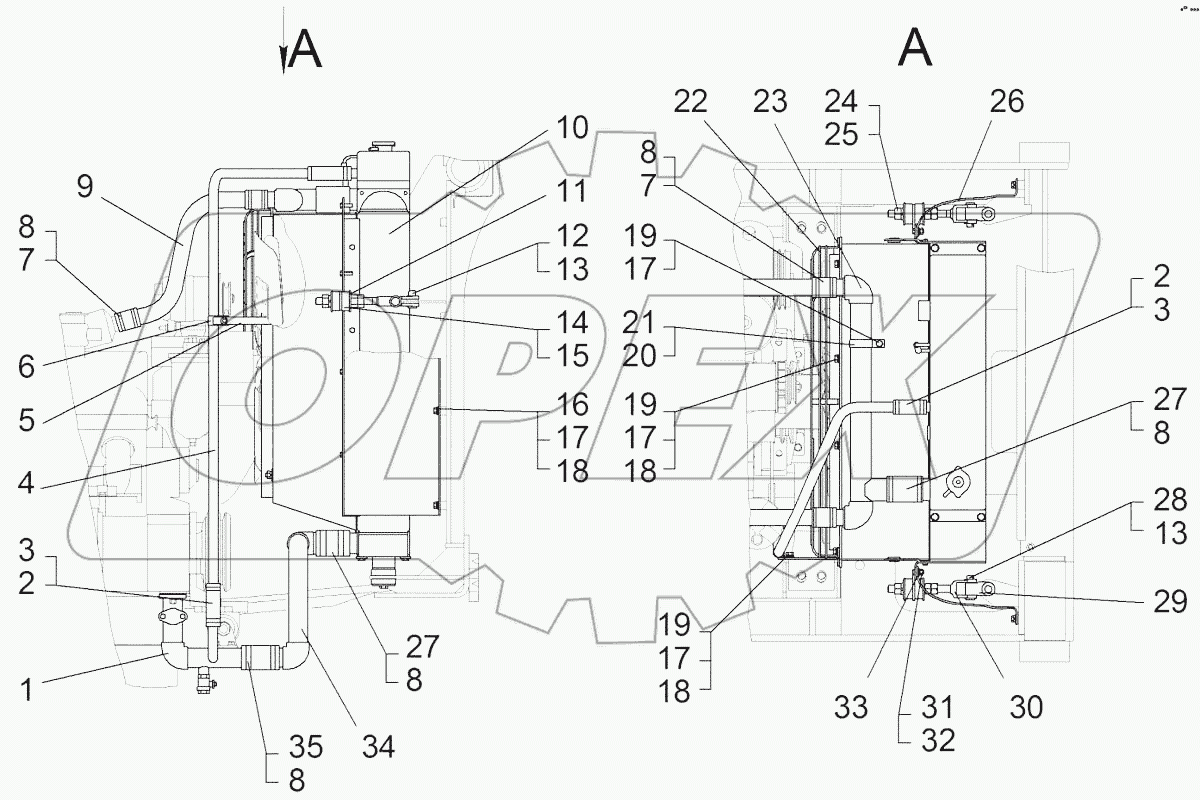 Установка радиаторов 114-303СП
