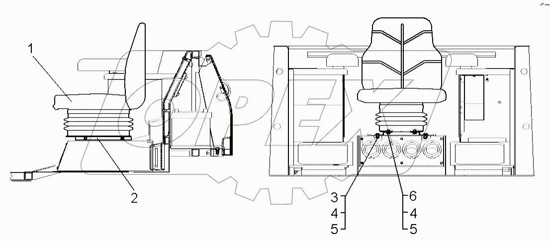Установка сиденья
