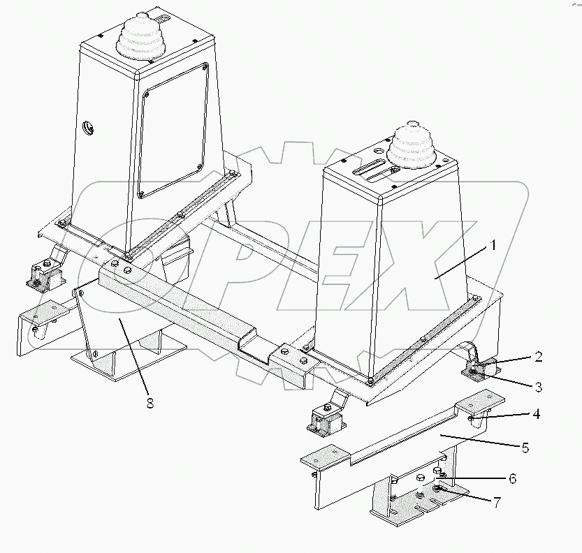 Установка модуля колонок управления