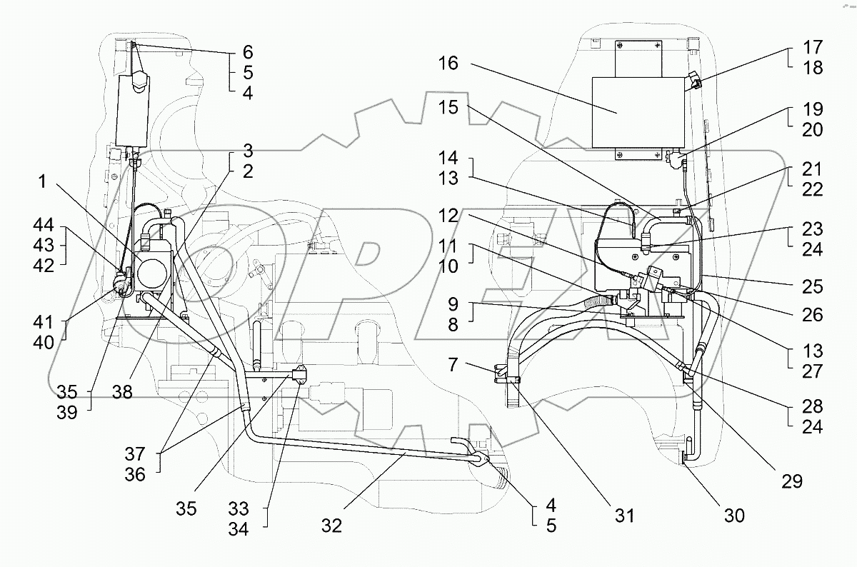 Установка подогревателя «HYDRONIC М12»
