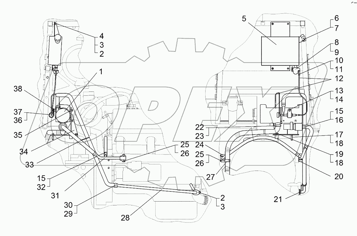 Установка подогревателя «Webasto Thermo 90STD»