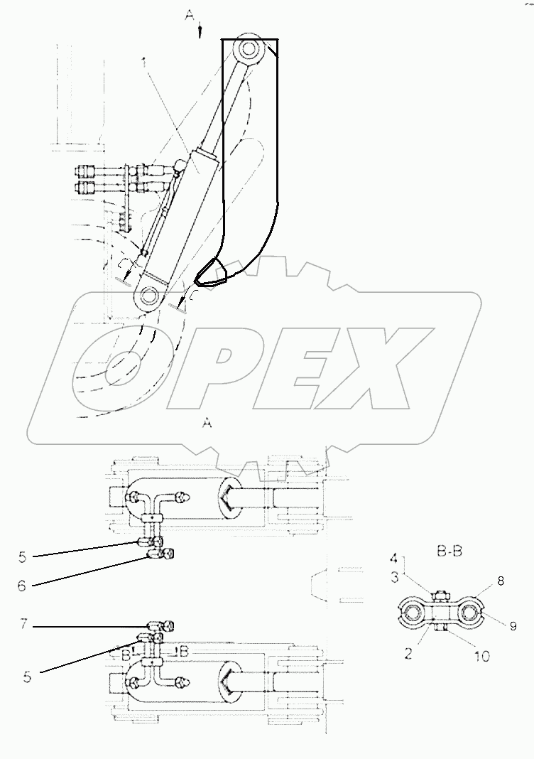Установка гидроцилиндров