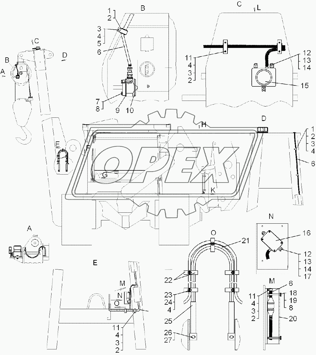 Установка системы безопасности АЗК110-22