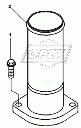 WO9052 Патрубок системы охлаждения