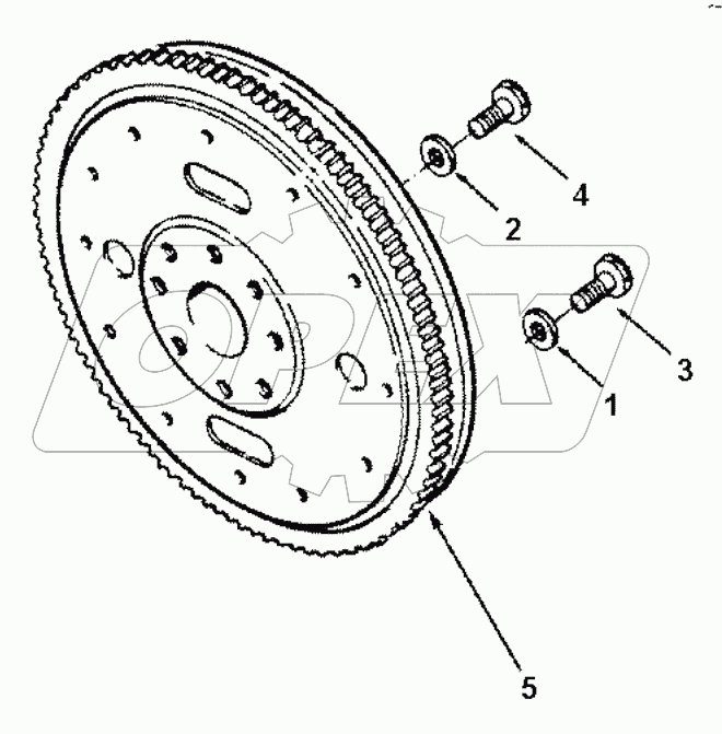  AFW9105(B)-01ZZ Flywheel