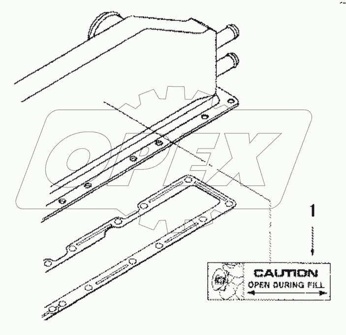  LB 9091ZZ Label, engine