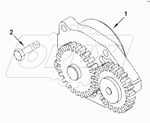  LP 9711ZZ Pump, lubricating oil