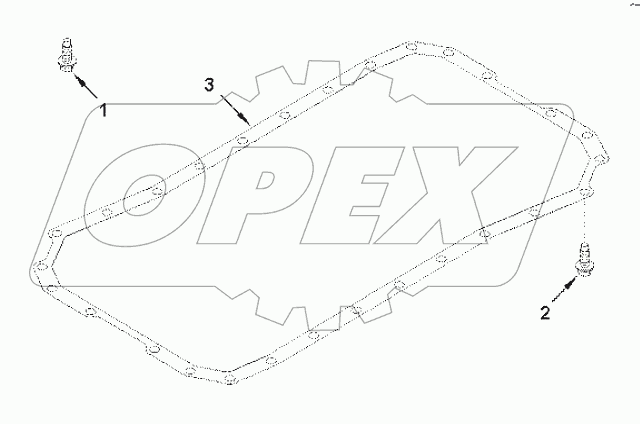  OP 9704ZZ Mounting, oil pan