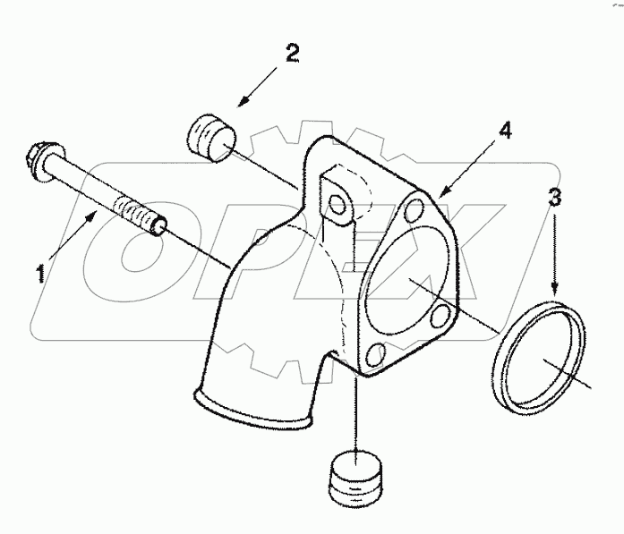  WI 9226ZZ Connection, water inlet
