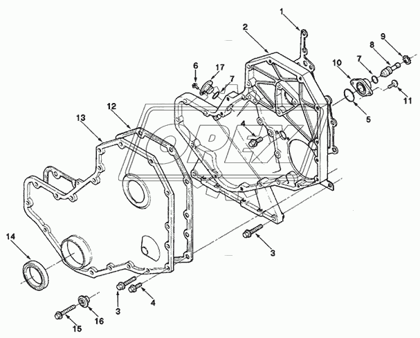 FRONT GEAR COVER BP9727