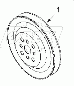  AD9003ZZ Pulley, accessory drive
