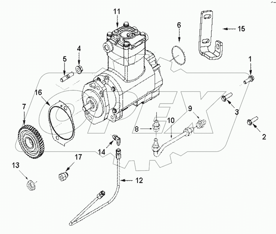  CP9600ZZ Compressor, air