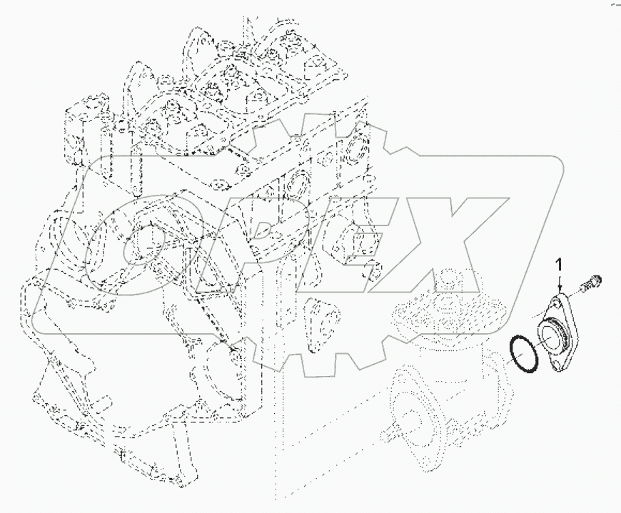  CP9605ZZ Cover, compressor air