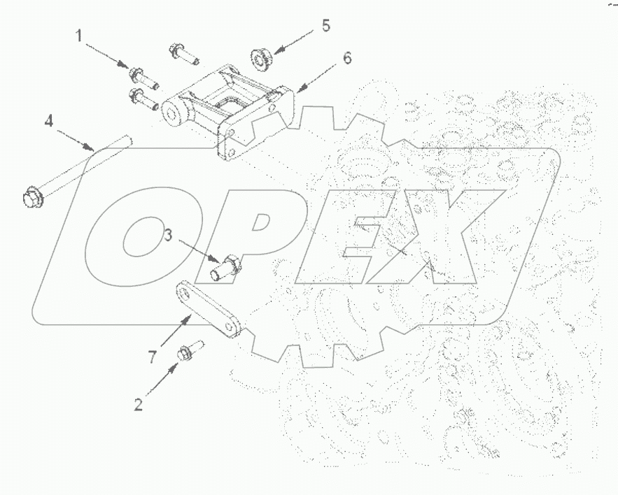  EH97541ZZ Mounting, alternator