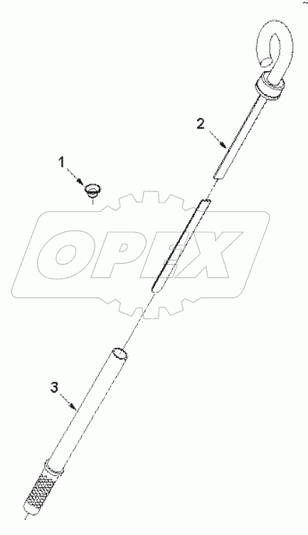  LG90273ZZ Gauge, oil level