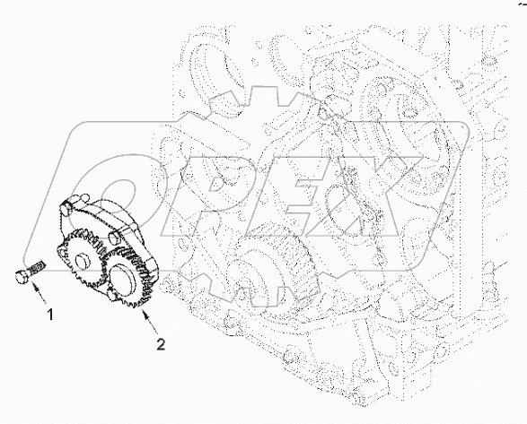  LP9064ZZ Pump, lubricating oil