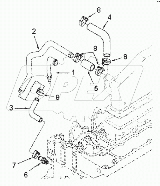  WA9760ZZ Plumbing, aft water