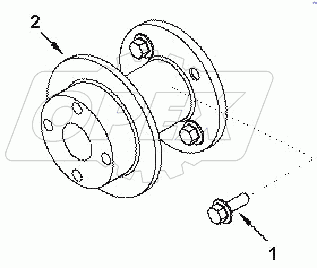 AF 9257ZZ ADAPTER, FRONT DRIVE