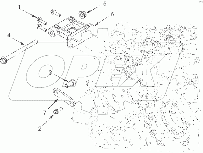 EH97541ZZ MOUNTING, ALTERNATOR