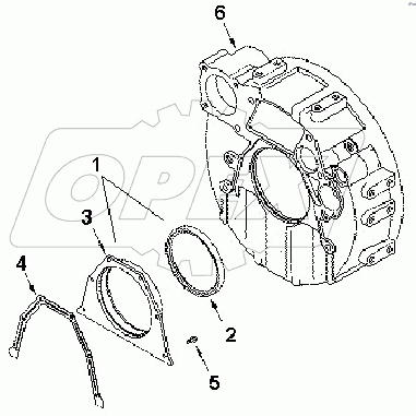 FH 9736ZZ HOUSING, FLYWHEEL