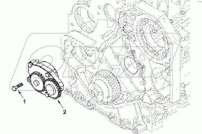 LP 9064ZZ PUMP, LUBRICATING OIL