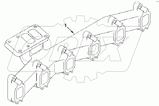 TB 9792ZZ MANIFOLD EXHAUST