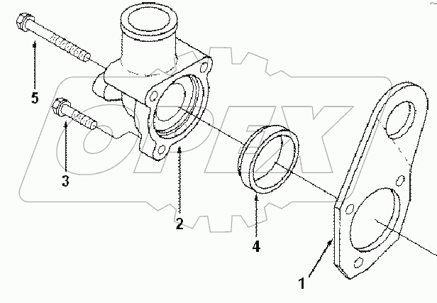 TH 9037ZZ HOUSING, THERMOSTAT