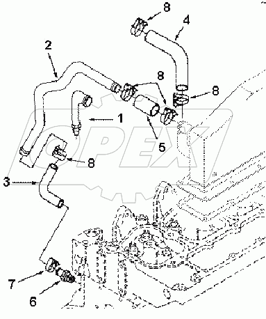 WA 9760ZZ PLUMBING, AFT WATER