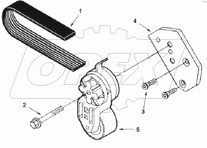 EH 97429ZZ DRIVE, ALTERNATOR