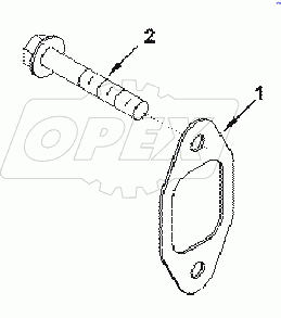 TB 9766ZZ MOUNTING, EXHAUST MANIFOLD