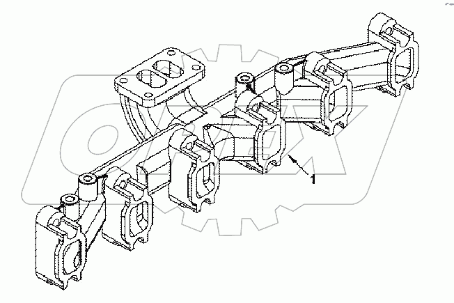 TB 9823ZZ MANIFOLD, EXHAUST