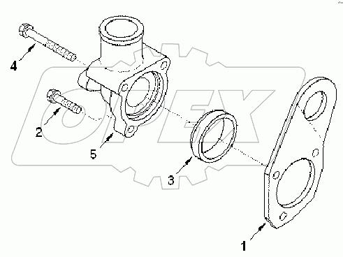 TH 9114ZZ HOUSING, THERMOSTAT